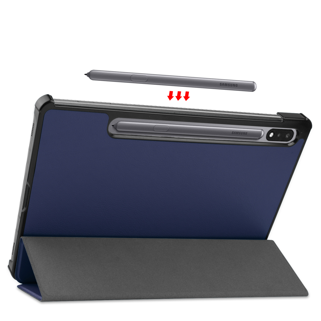 Чохол до планшета BeCover Smart Case Samsung Tab S9 (SM-X710/SM-X716)/S9 FE (SM-X510/SM-X516B) 11.0" Deep Blue (709891) - изображение 5
