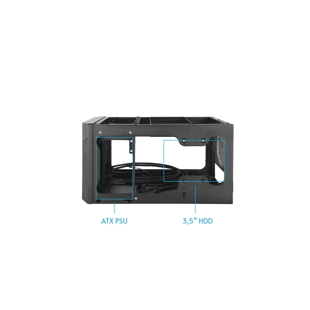 Корпус Chieftec PRO CUBE MINI (CN-01B-OP) - зображення 4