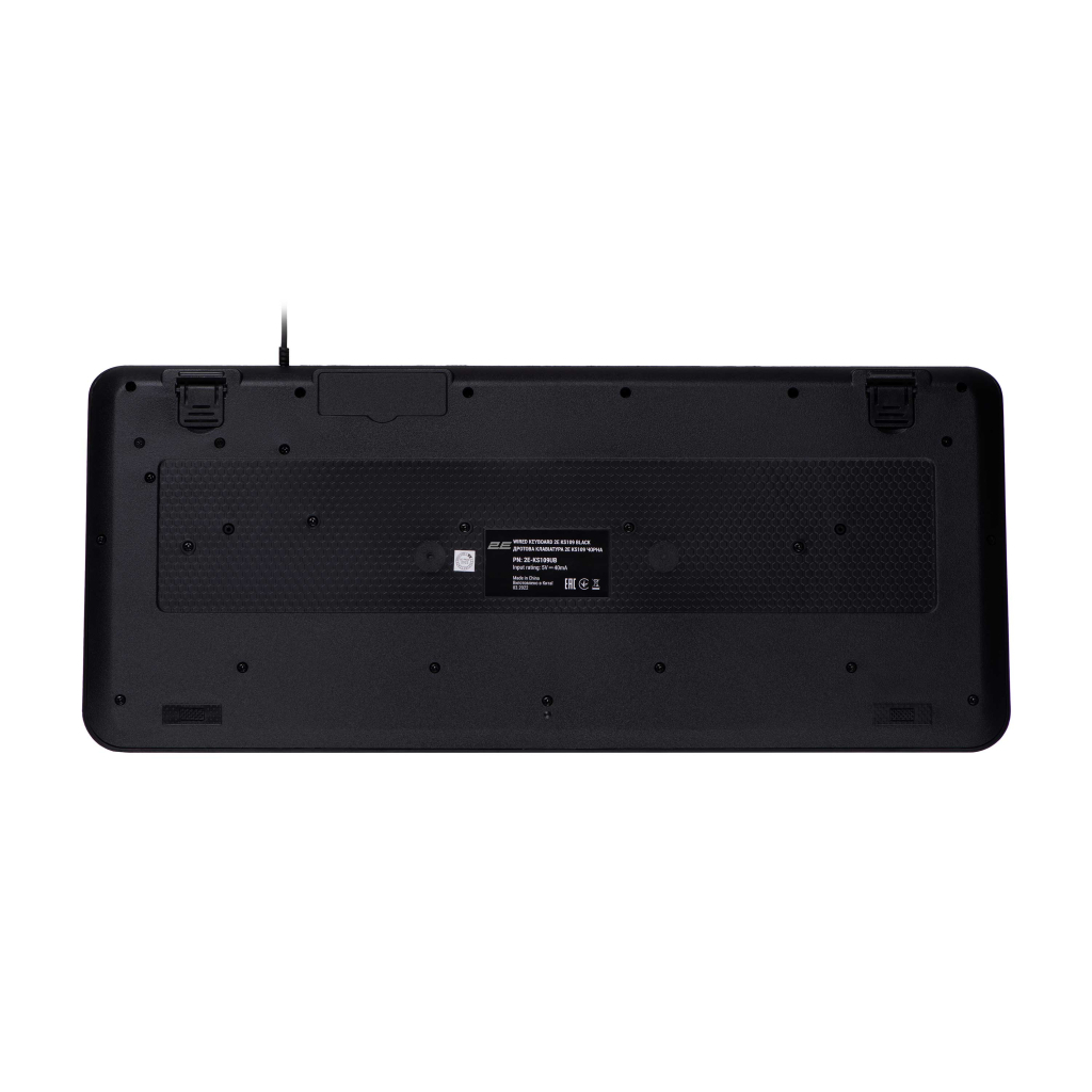 Клавіатура 2E 2Е KS109 USB-A Black (2E-KS109UB) - зображення 4