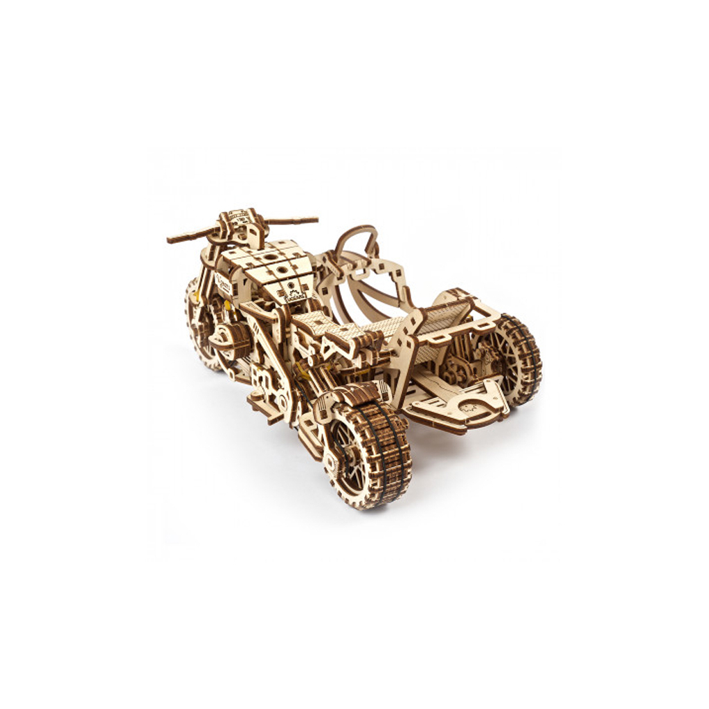Конструктор Ugears Мотоцикл Scramber з коляскою (6336921) - зображення 3