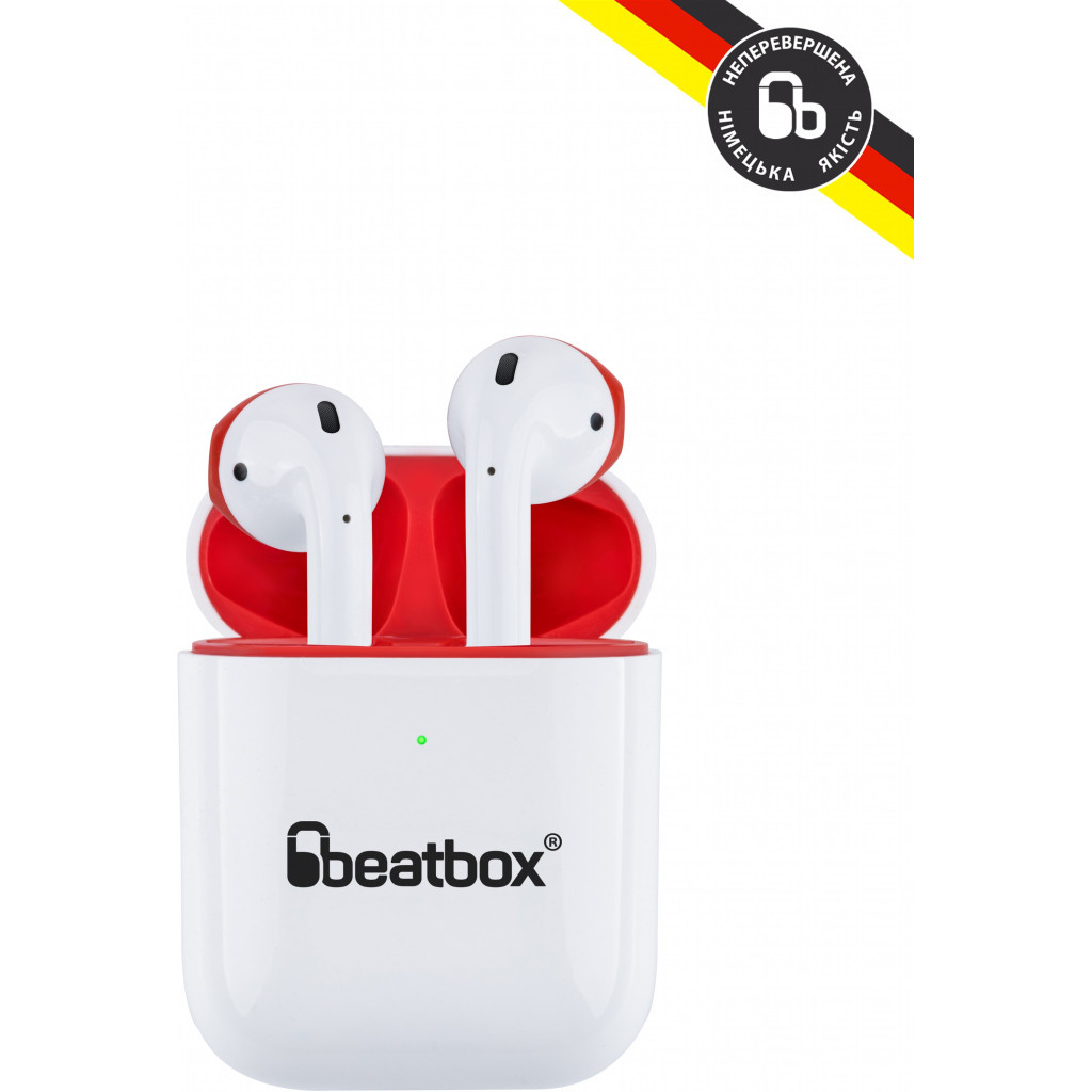 Навушники BeatBox PODS AIR 2 Wireless Charging White-Red (bbpair2wcwr) - зображення 5