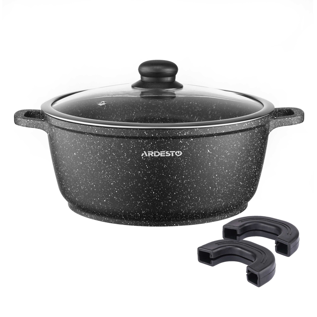 Каструля Ardesto Gemini Anzio 3.1л чорний (AR2430GE) - изображение 9