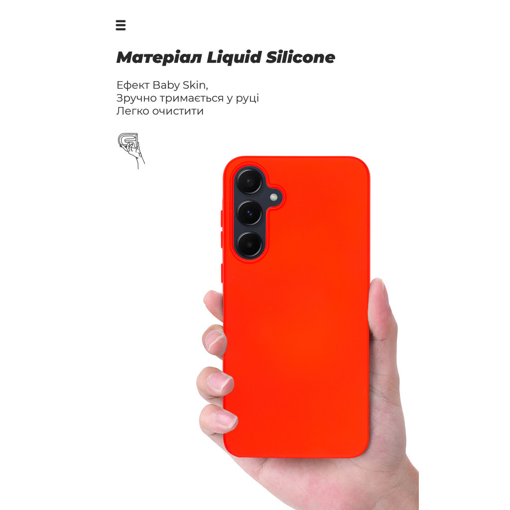 Чохол до мобільного телефона Armorstandart ICON Case Samsung A55 5G (A556) Red (ARM74325) - зображення 7