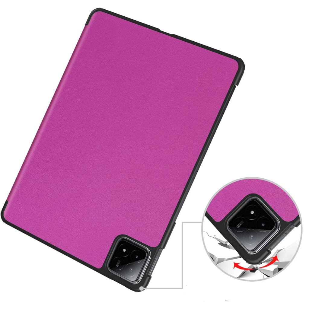 Чохол до планшета BeCover Smart Case Xiaomi Pad 6S Pro 12.4" Purple (711086) - зображення 4