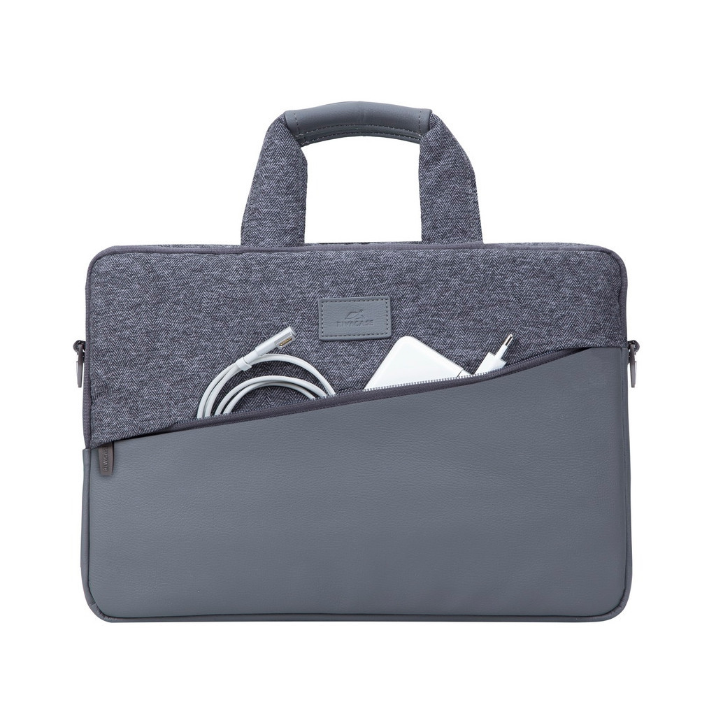 Сумка для ноутбука RivaCase 15.6" (7930 (Grey)) - изображение 10