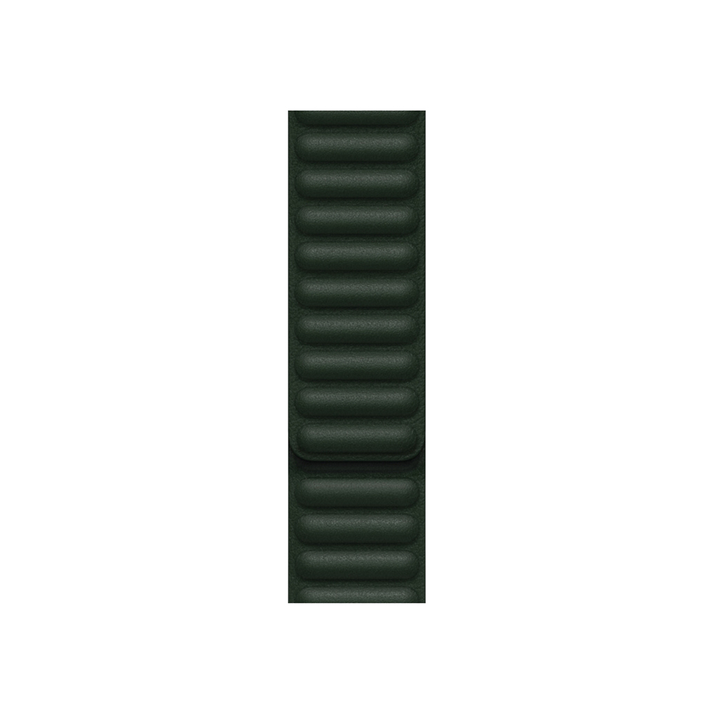 Ремінець до смарт-годинника Apple 41mm Sequoia Green Leather Link - M/L (ML7Q3ZM/A) - зображення 1