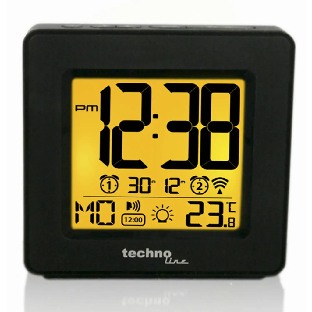 Настільний годинник Technoline WT330 Black (DAS301808) - зображення 1