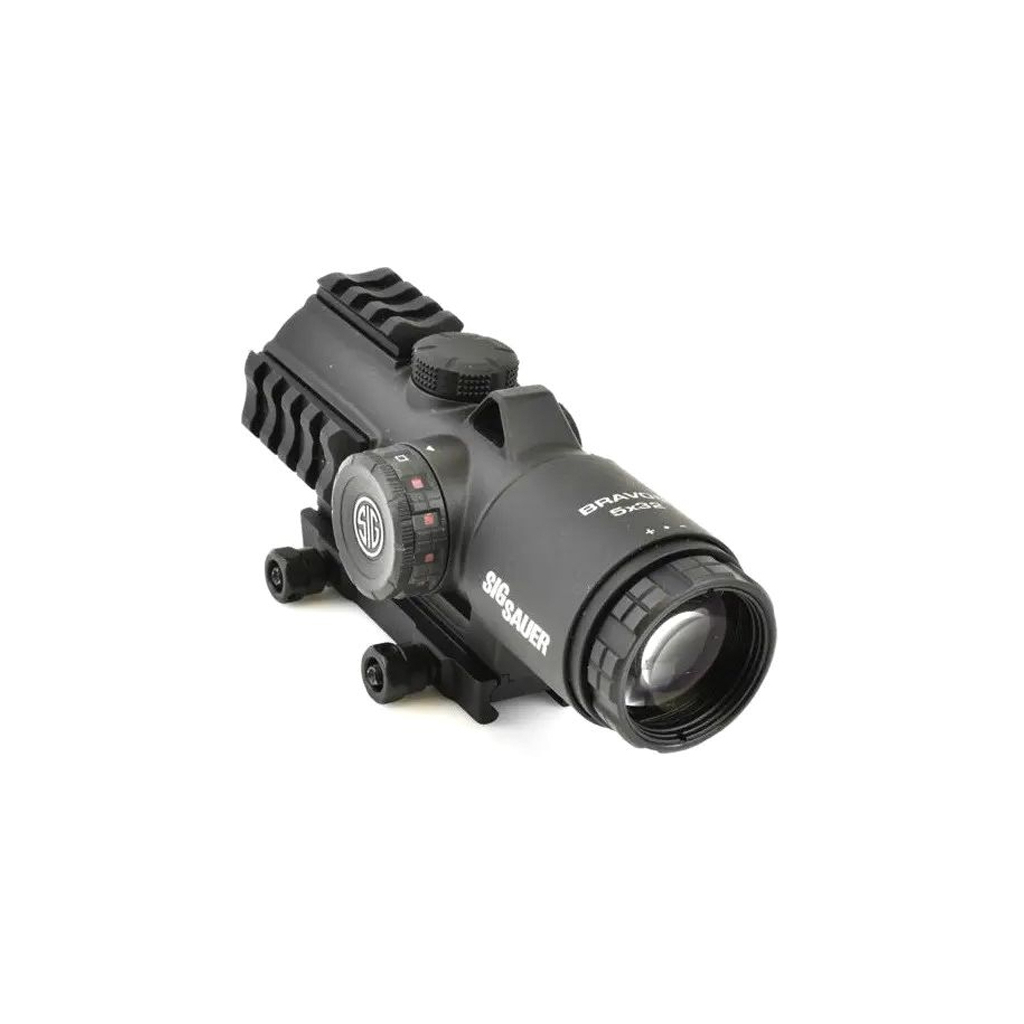 Оптичний приціл Sig Sauer Bravo5 5x32mm Horseshoe Dot Illum (SOB53101) - зображення 3