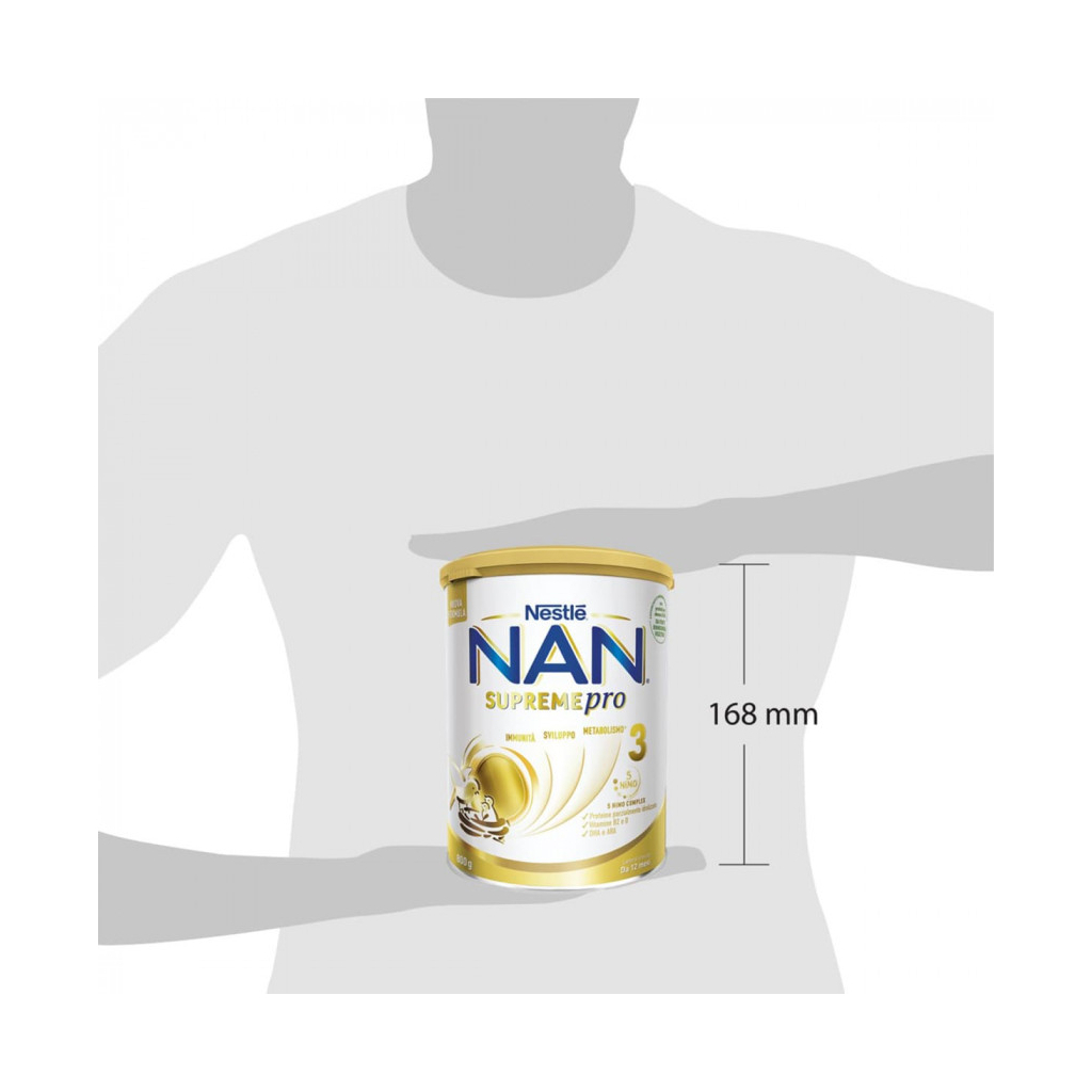 Дитяча суміш Nestle NAN 3 Supreme Pro від 12 міс. 800 г (7613287572875) - изображение 4