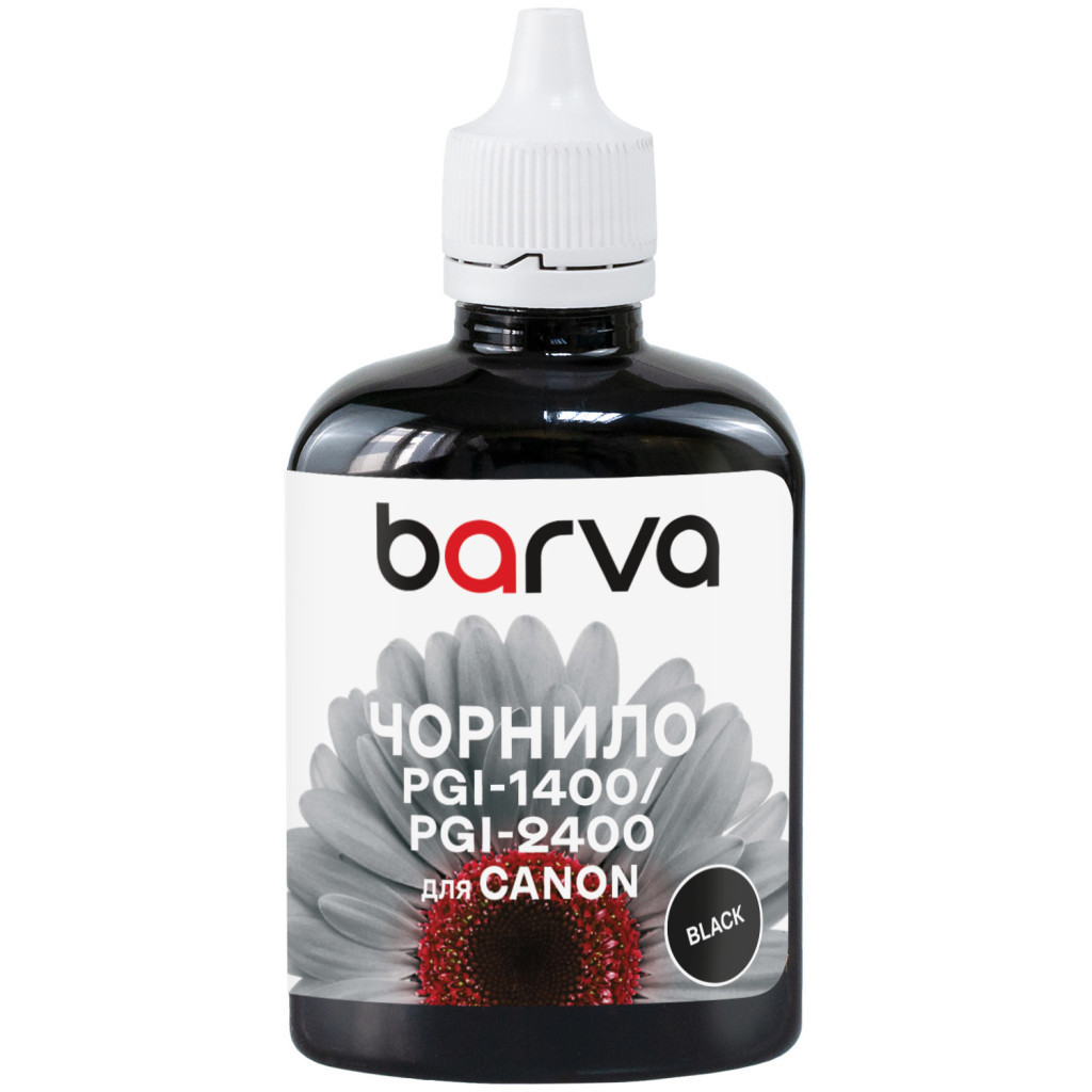 Чорнило Barva Canon PGI-1400/PGI-2400 100 мл, BK Pigm. (C1400-924) - зображення 1