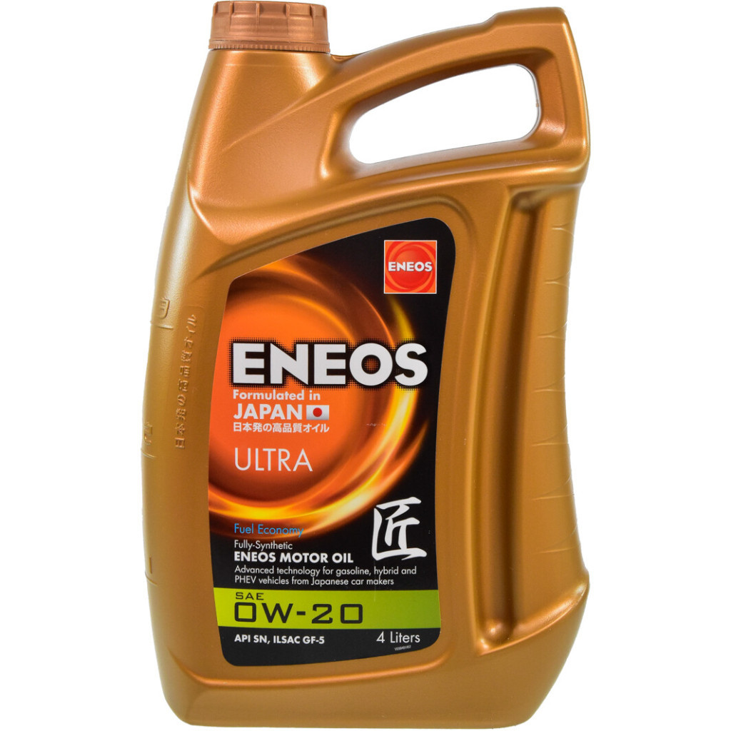Моторна олива ENEOS ULTRA 0W-20 4л (EU0021301N) - зображення 1