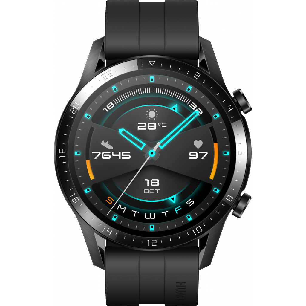 Смарт-годинник Huawei Watch GT 2 46mm Sport Black (Latona-B19S) SpO2 (55024474) - зображення 2
