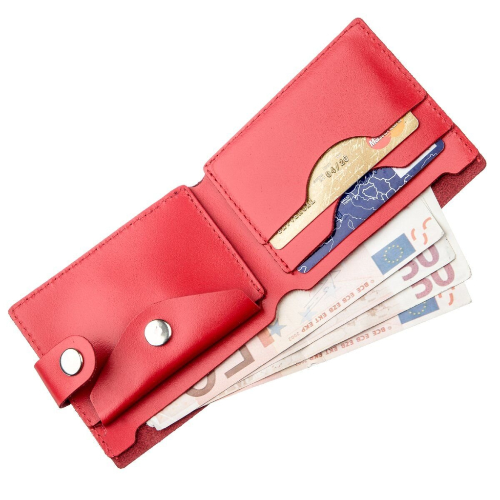 Портмоне Shvigel Шкіряне Червоне (16210) - зображення 6