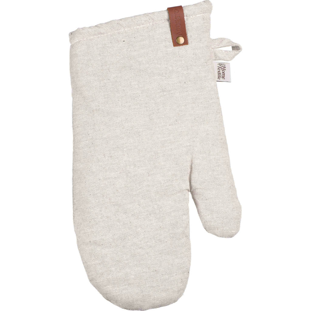 Кухонна прихватка Ardesto Рукавичка Oliver, 18х30 см, 100% бавовна, нап-ч: ватин, сірий світлий (ART05OL) - зображення 2