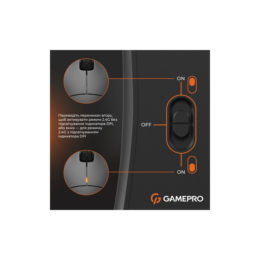 Мишка GamePro GM990B Wireless Black (GM990B) - зображення 12