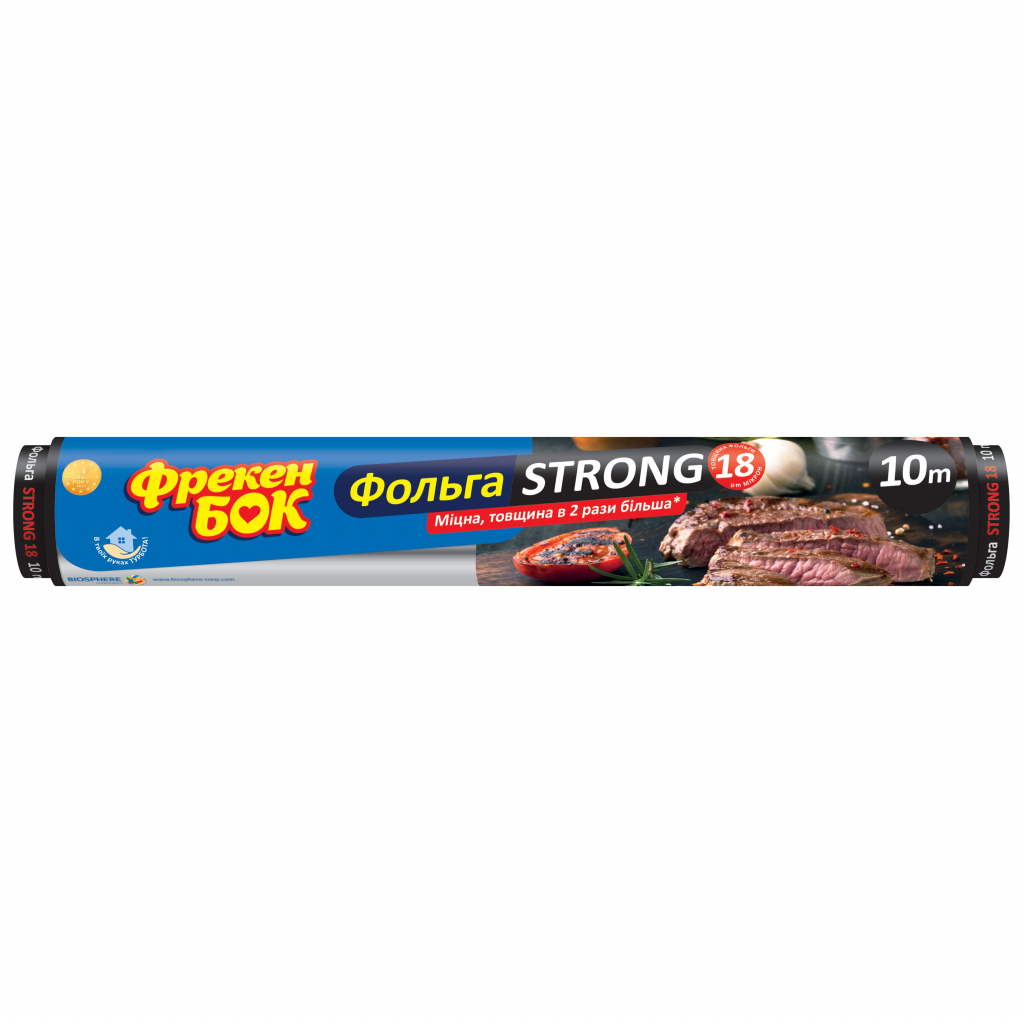 Фольга алюмінієва Фрекен БОК Strong 10 м (4823071646740) - зображення 1