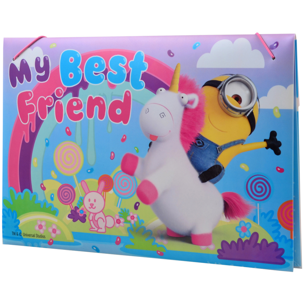 Папка на резинках Yes А4 Minions Fluffy (491684) - зображення 2