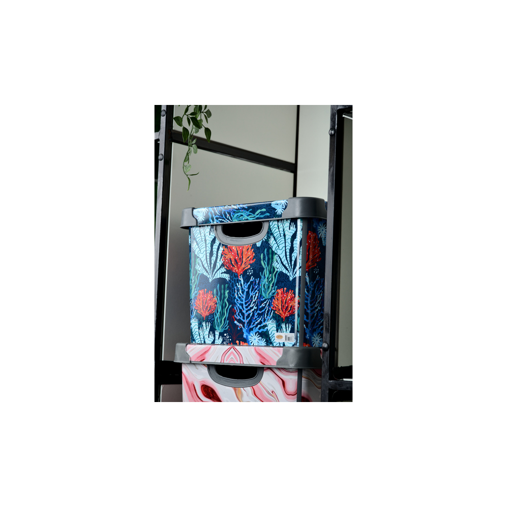 Контейнер для зберігання Violet House 0648 Decor SeaHorse 20 л (0648 DECOR SEA HORSE з/кр. 20 л) - зображення 3