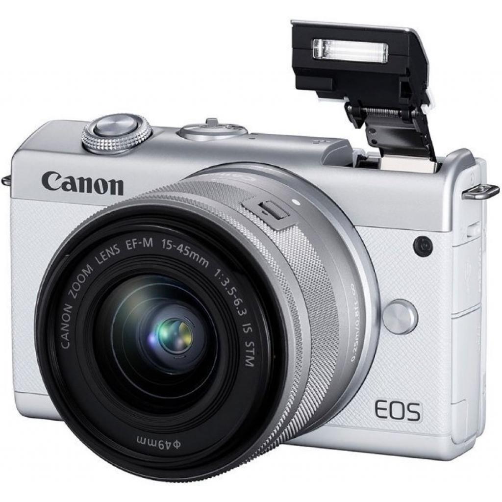 Цифровий фотоапарат Canon EOS M200 + 15-45 IS STM White (3700C032) - зображення 3