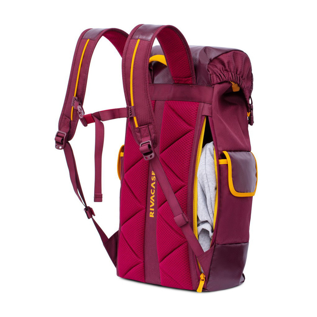 Рюкзак для ноутбука RivaCase 17.3" 5361 Burgundy red - зображення 12