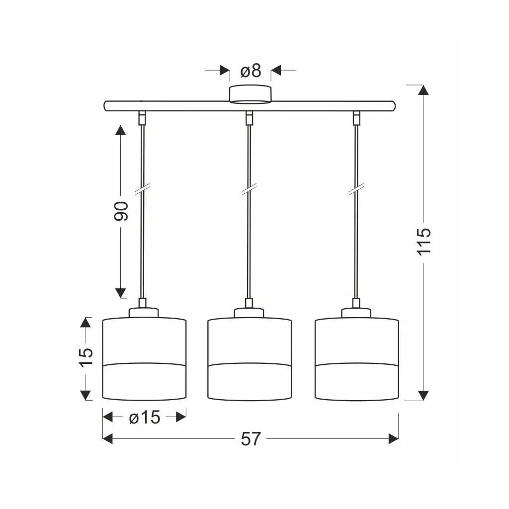 Люстра Candellux Porto (33-17611) - зображення 2