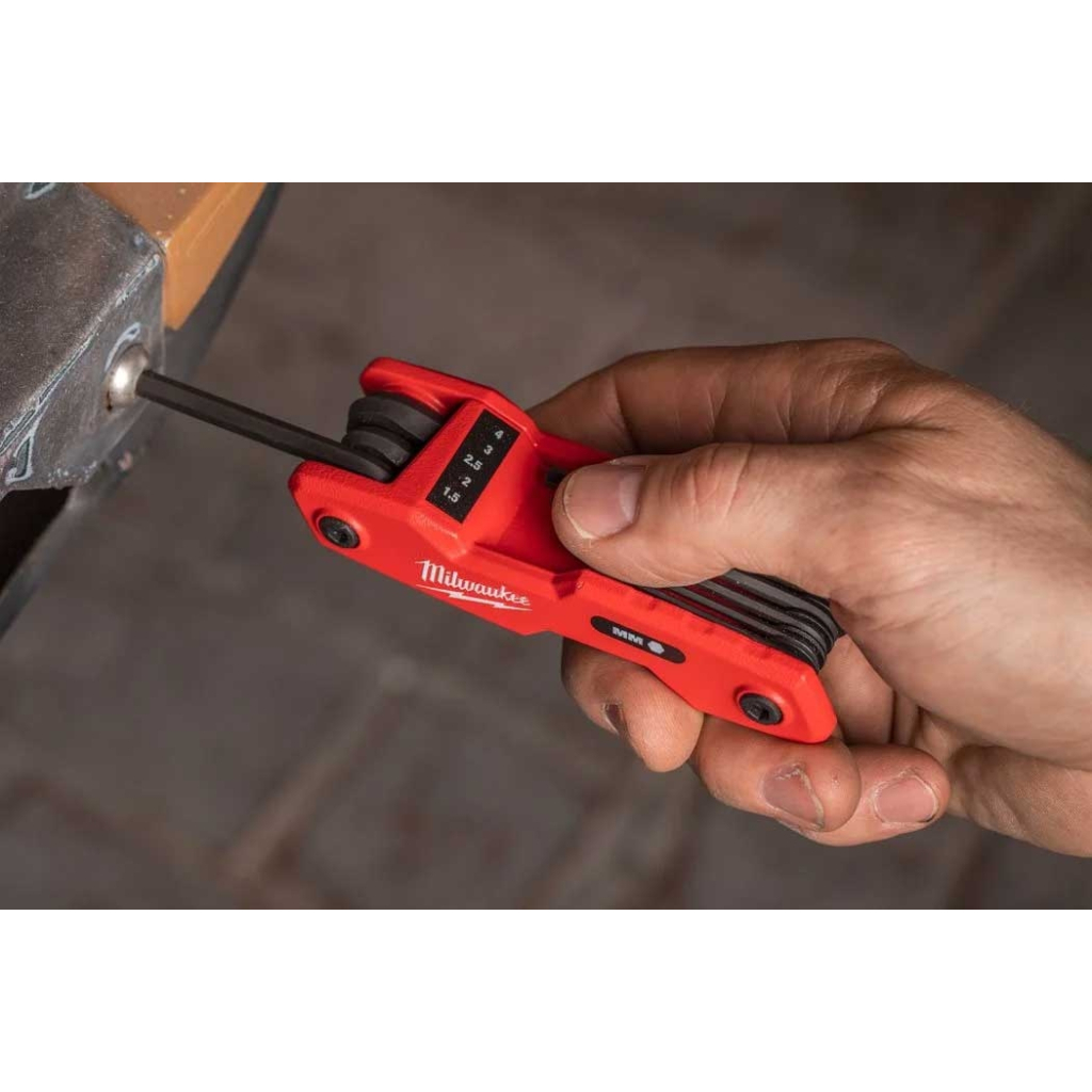 Ключ Milwaukee складний шестигранний 8 розмірів (4932480978) - зображення 7