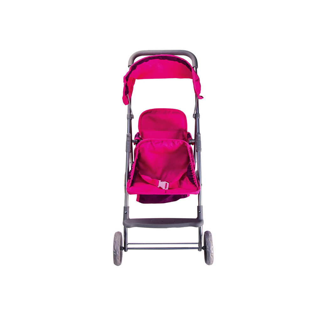 Коляска для ляльок A-Toys прогулянкова, двомісна, корзина (9618-G) - зображення 2