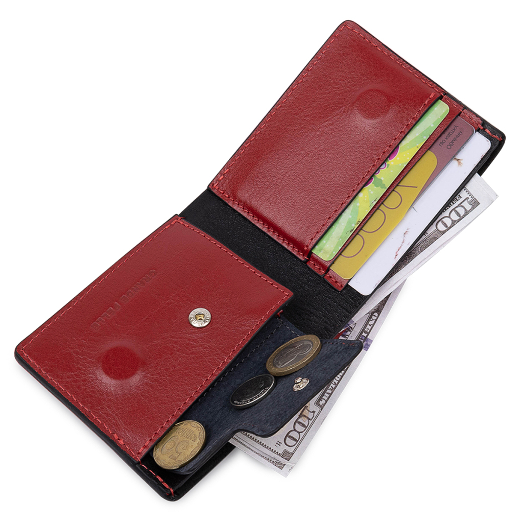 Гаманець Grande Pelle Чорний (11551) - зображення 6