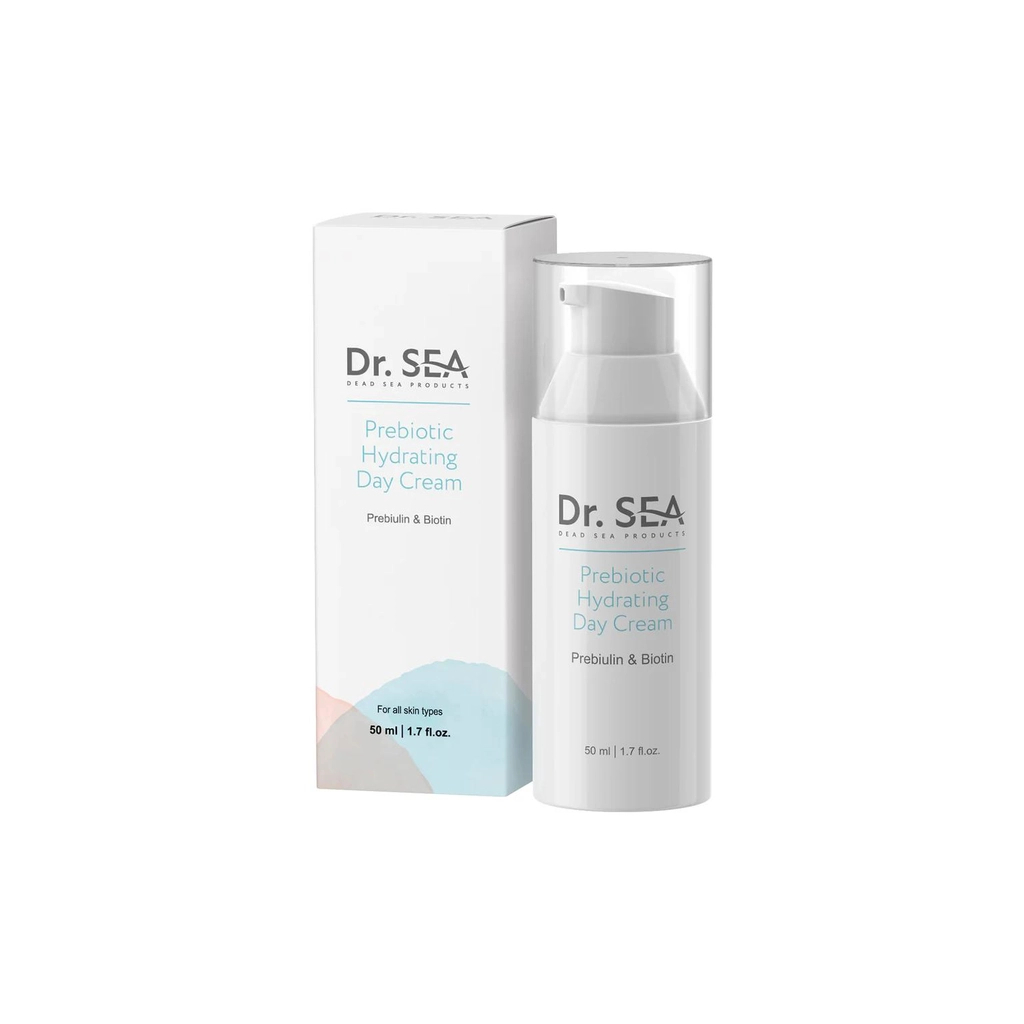 Крем для обличчя Dr. Sea Зволожувальний денний з пребіотиком 50 мл (7293720020165) - зображення 1