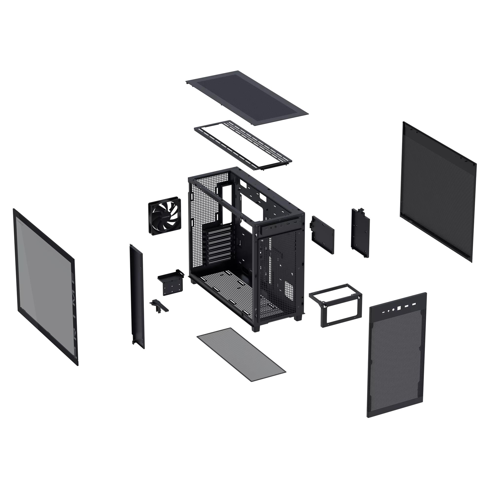 Корпус Asus Prime AP303 TG Black (90DC00V0-B39010) - зображення 9