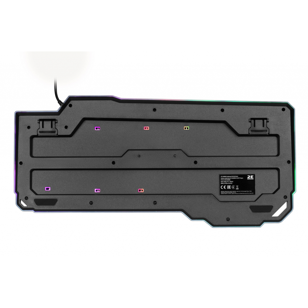 Клавіатура 2E KG340 LED USB Black Ukr (2E-KG340UBK) - зображення 4