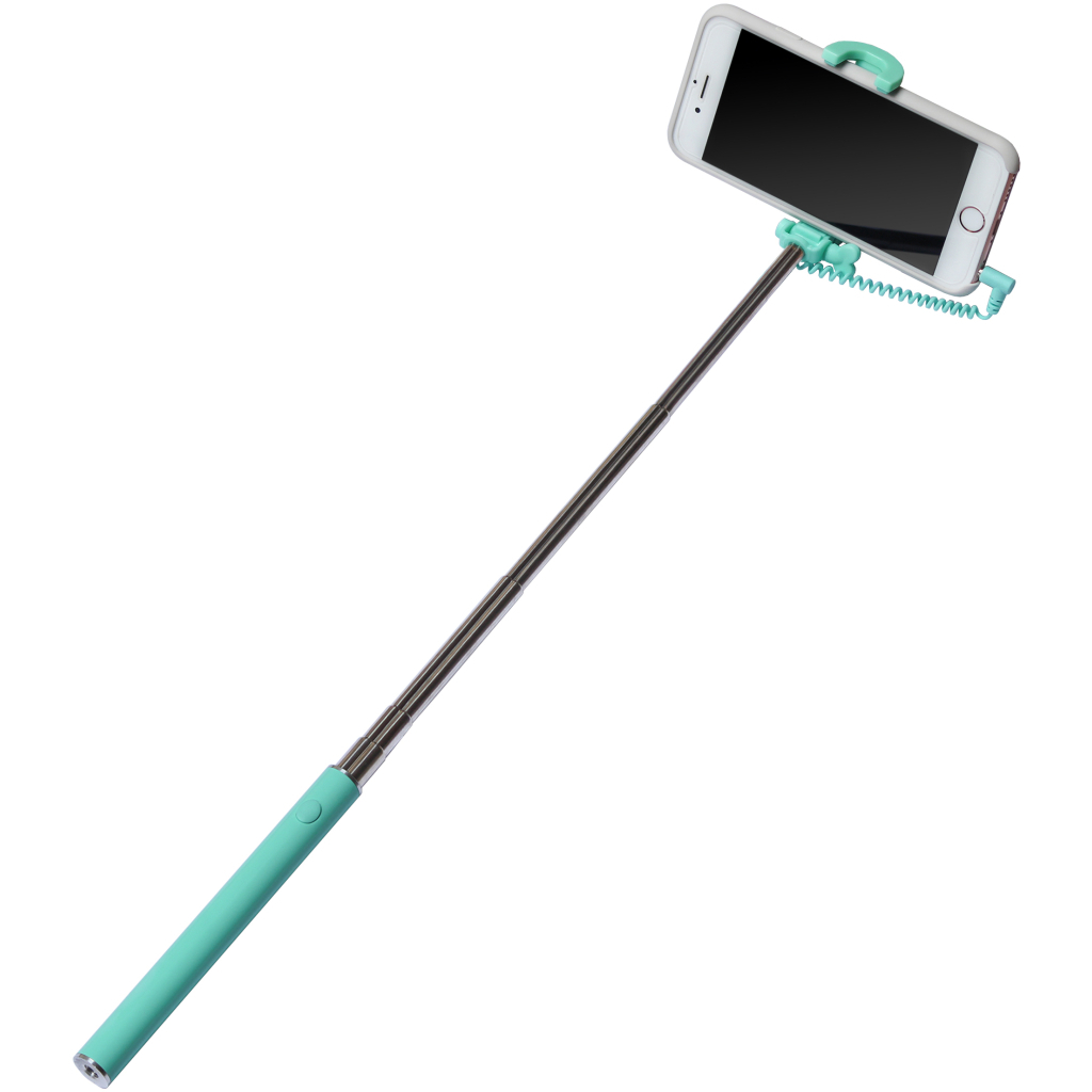 Монопод для селфі Grand-X Elegant 3,5 U-кріплення, бірюзовий (E3UTQ) - зображення 5