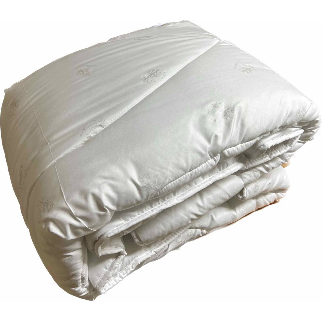 Ковдра ШЕМ зимова бамбук Білий євро 200х220 (200 Бамбук_білий) - зображення 1