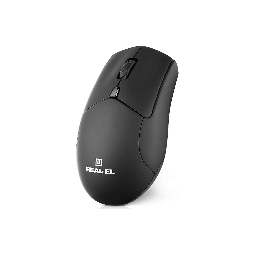 Мишка REAL-EL RM-460W Wireless/Bluetooth Black (EL123200048) - зображення 5