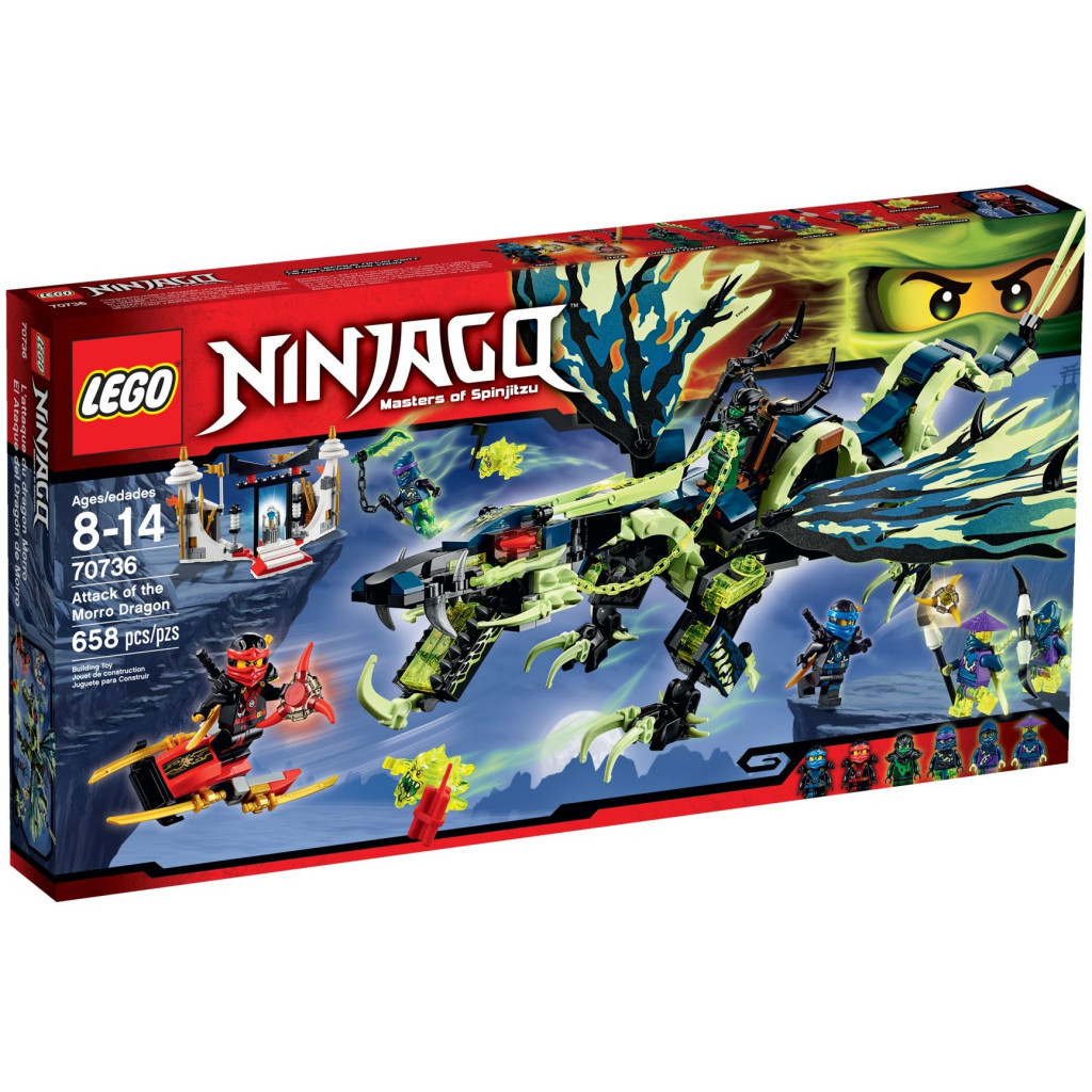 Конструктор LEGO Ninjago Атака Дракона Морро (70736) - зображення 1