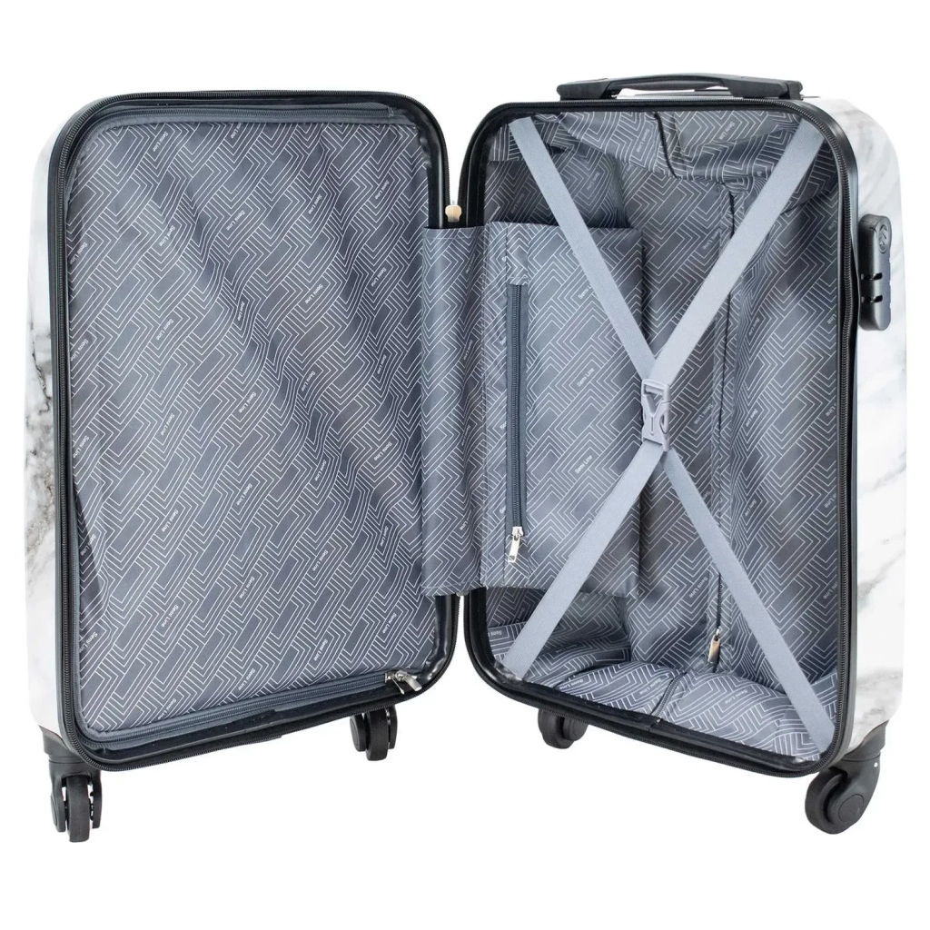 Валіза Semi Line 20" S T5731-1 White Marble (DAS303339) - зображення 6