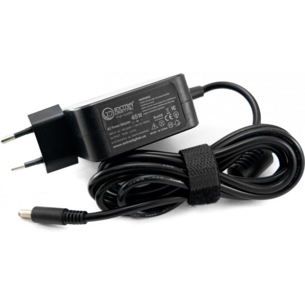 Блок живлення до ноутбуку Extradigital Dell 19.5V, 2.31A, 45W (4.5x3.0) High Quality (PSD3887) - зображення 2