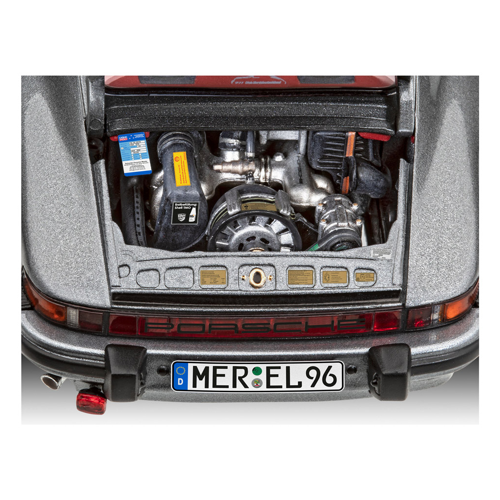 Збірна модель Revell Набір автомобіль Porsche 911 Carrera 3.2 Coupé рівень 3 масштаб 1:24 (RVL-67688) - зображення 4