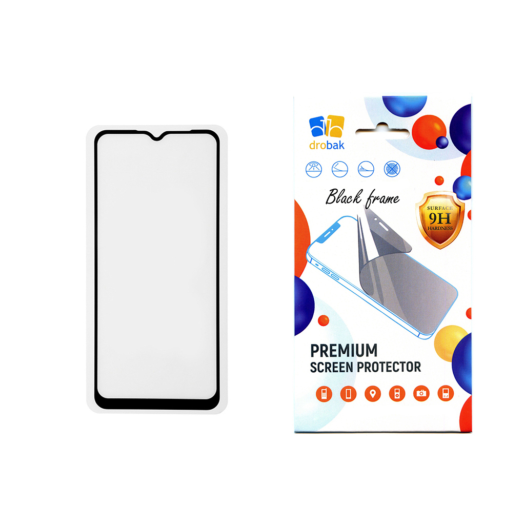 Скло захисне Drobak ZTE Blade A52 (Black) (505092) - зображення 1