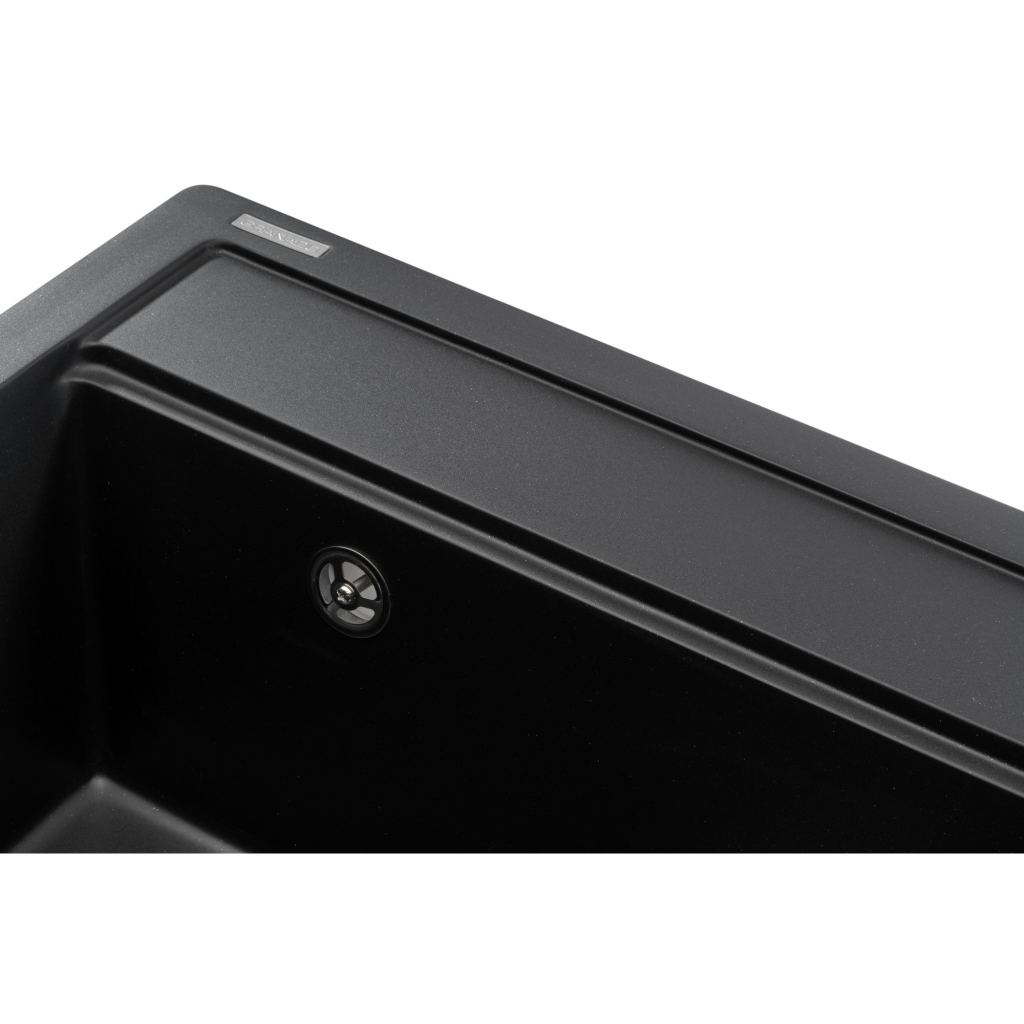 Мийка кухонна GRANADO ARTES black shine з сифоном (gr3601) - зображення 4