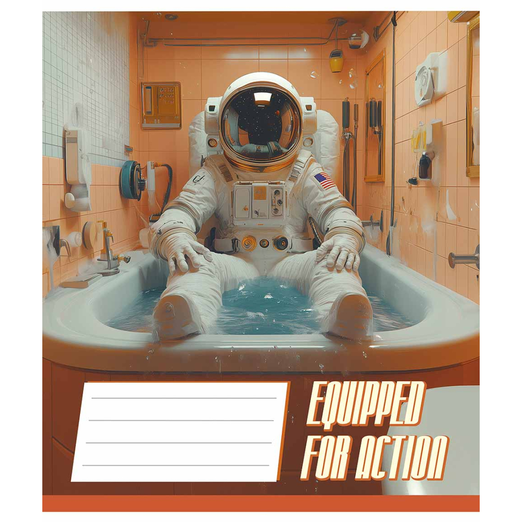 Зошит Школярик Equipped for action 36 аркушів лінія (036-3519L) - зображення 4