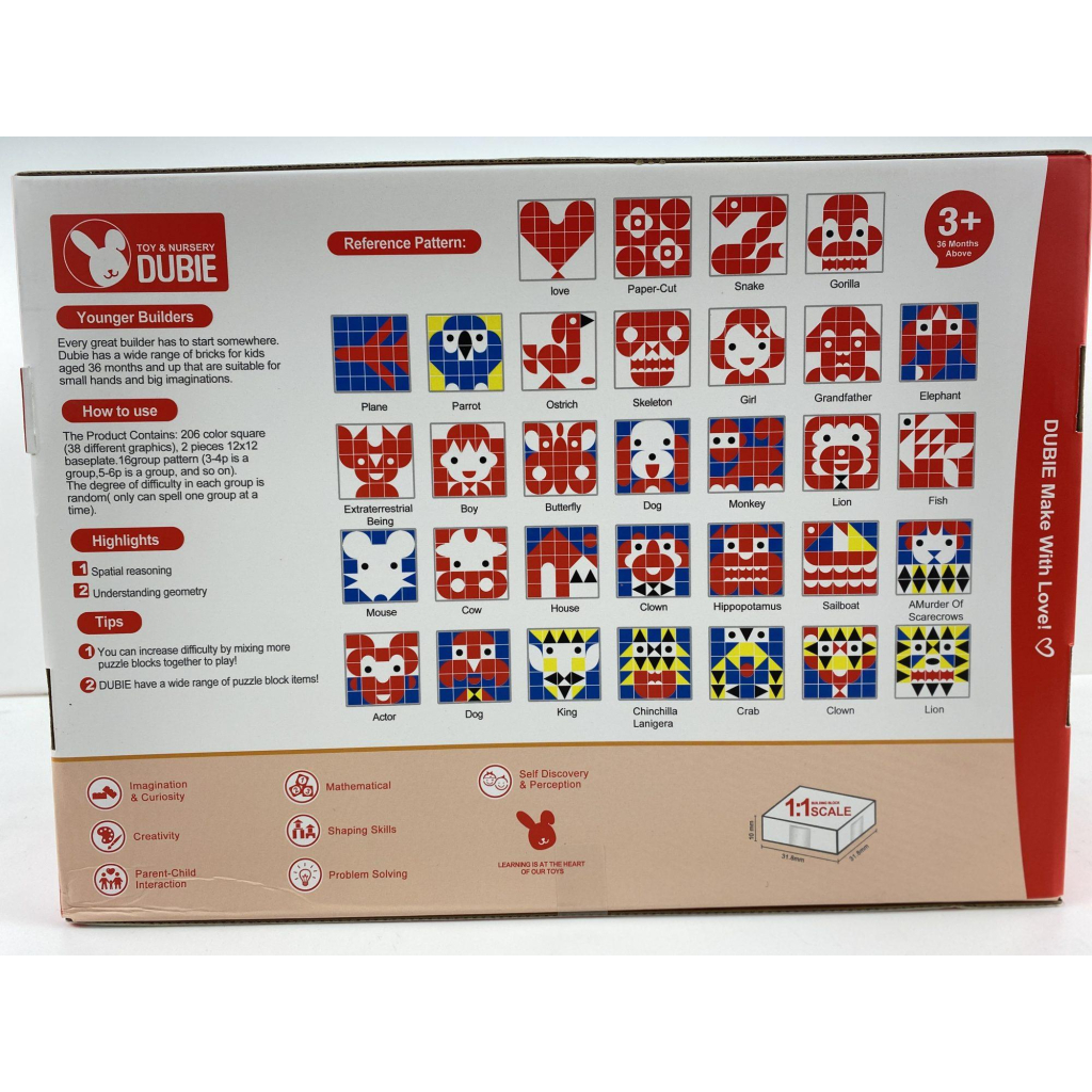 Конструктор Wange Геометрична головоломка-конструктор (WNG-405) - зображення 2