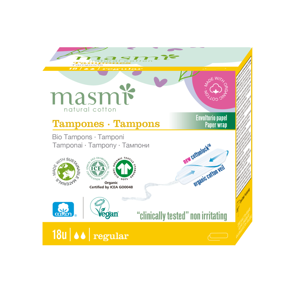 Тампони Masmi Regular без аплікатора 18 шт. (8432984000516) - изображение 1