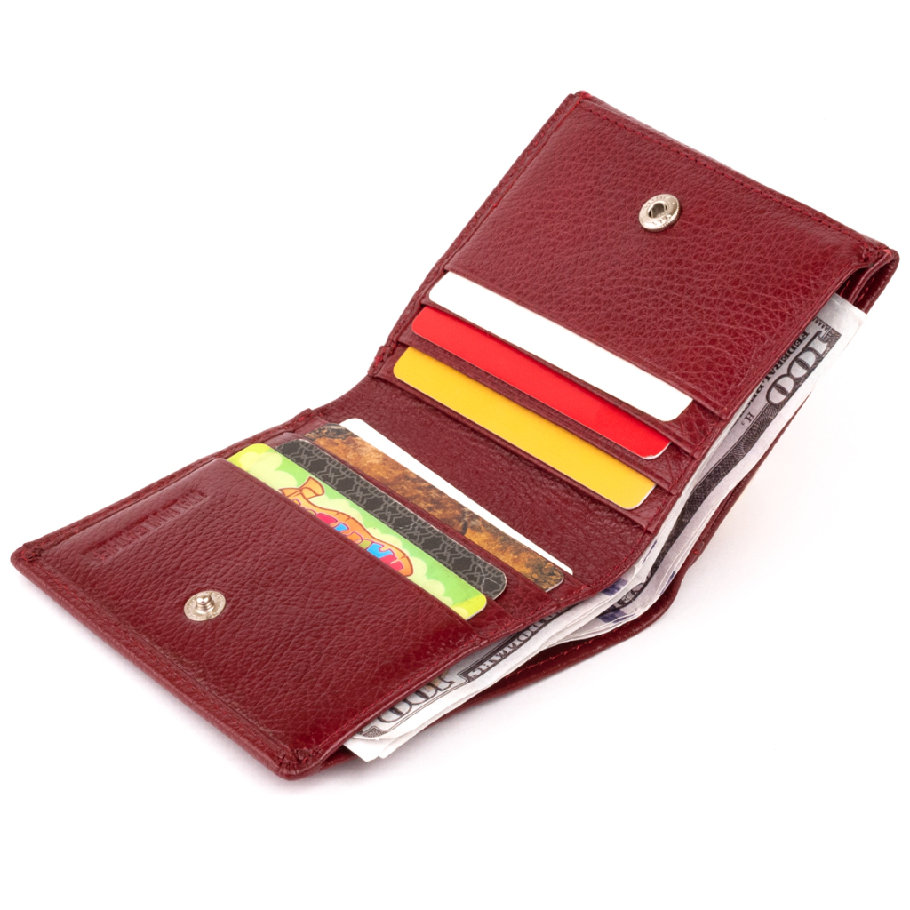 Гаманець ST Leather Бордовий (19257) - зображення 5