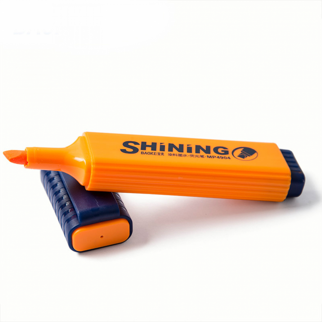 Маркер Baoke текстовий, 2-4 мм помаранчевий Shining (MARK-TXT-BAO-MP4904O) - зображення 2