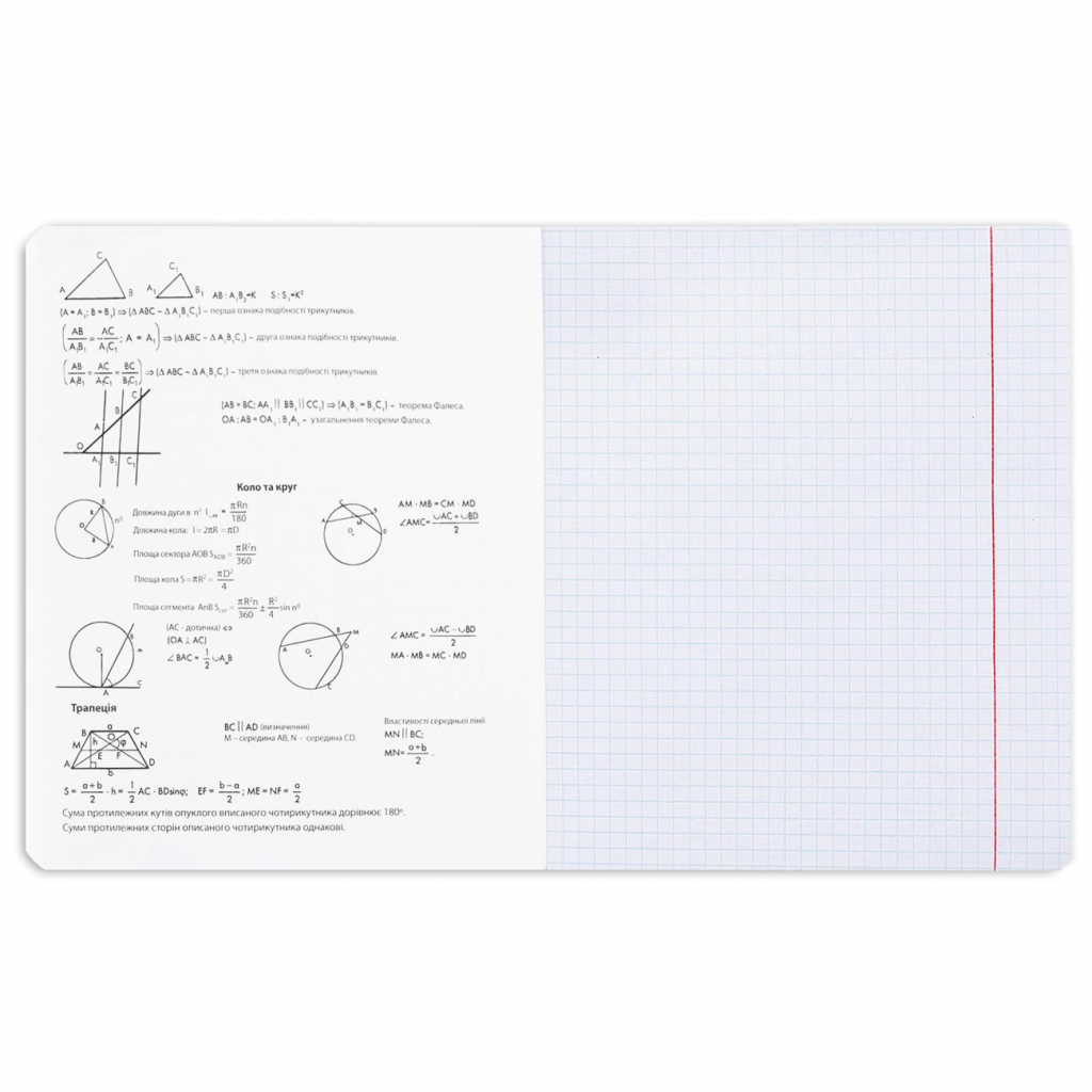 Зошит Yes предметний ГЕОМЕТРІЯ Black cat 48 аркушів, клітинка (767458) - изображение 3