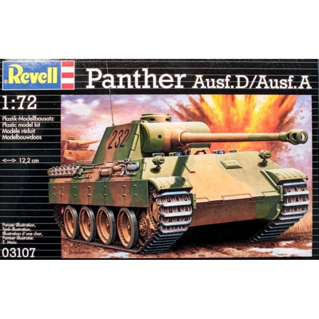 Збірна модель Revell Танк PzKpfw. V Panther Ausf. D/Ausf. A 1:72 (3107) - зображення 1