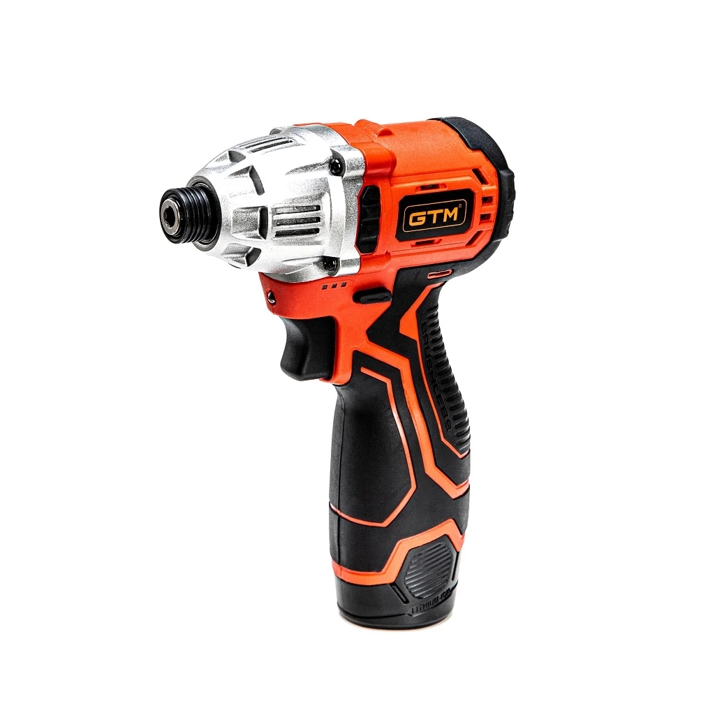 Гайковерт GTM ударний IS12/120BL, 12В, 120Нм, 0-3000 об/хв, 2x2Ah (IS12/120BL) - зображення 2