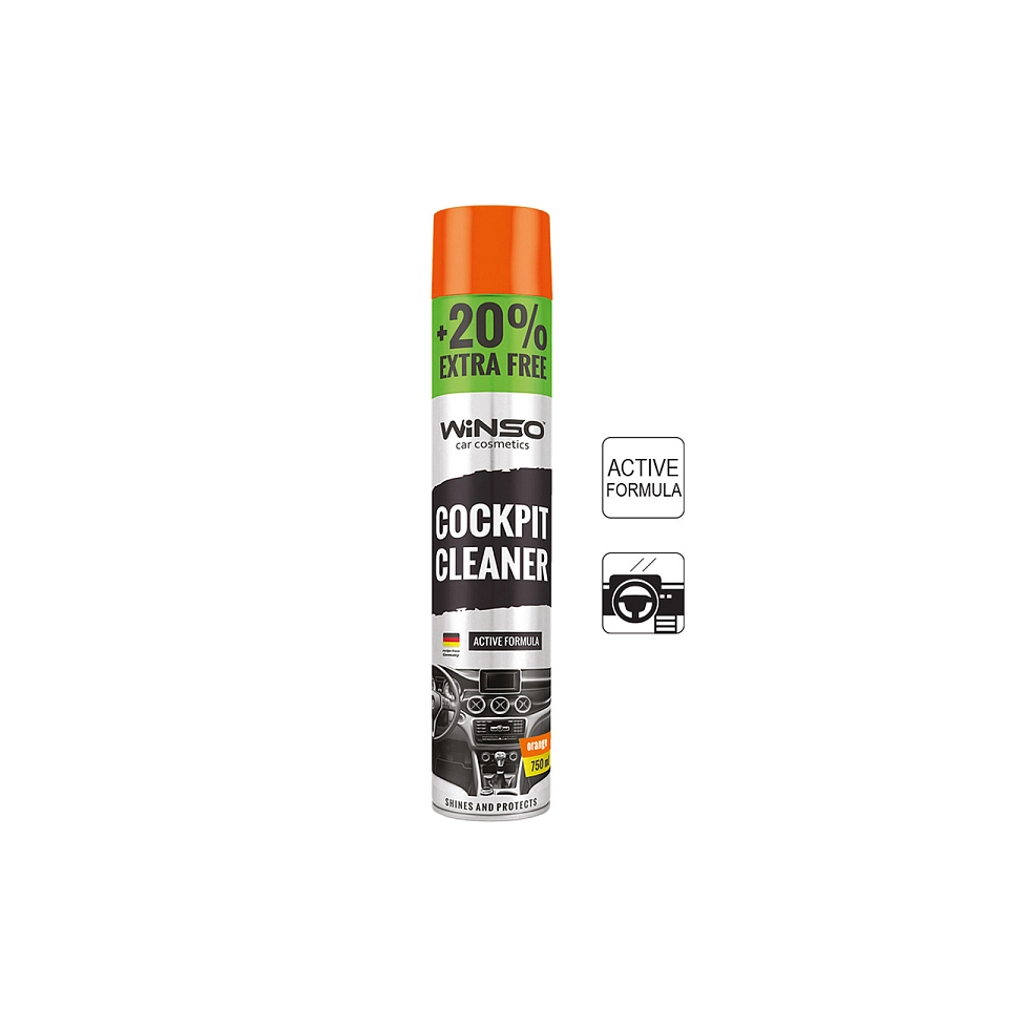 Автополіроль WINSO Cockpit Cleaner апельсин 750ml (870550) - зображення 1