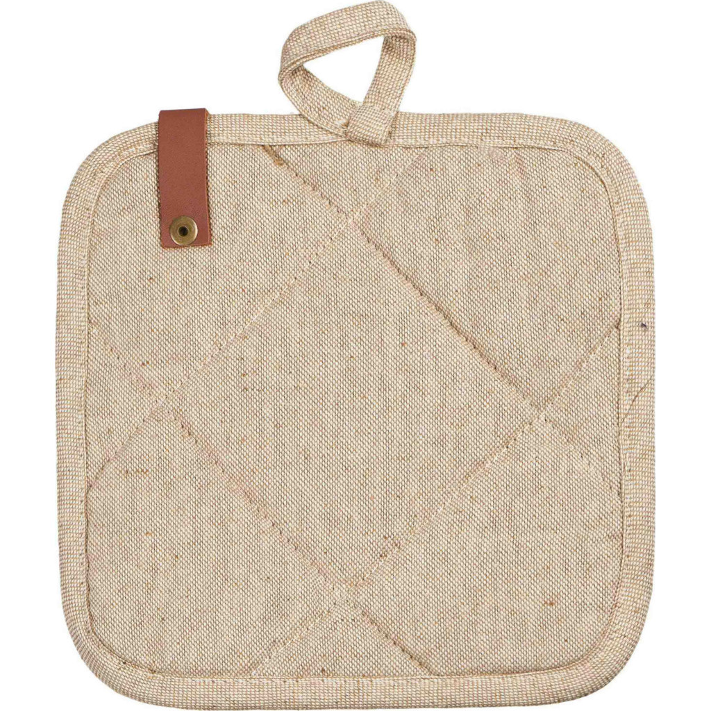 Кухонна прихватка Ardesto Oliver, 20х20 см, 100% бавовна, нап-ч: ватин, шоколад (ART04OR) - изображение 3